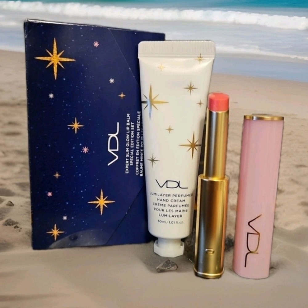 VDL Expert Glow Lip Balm Special Edition Set NIB